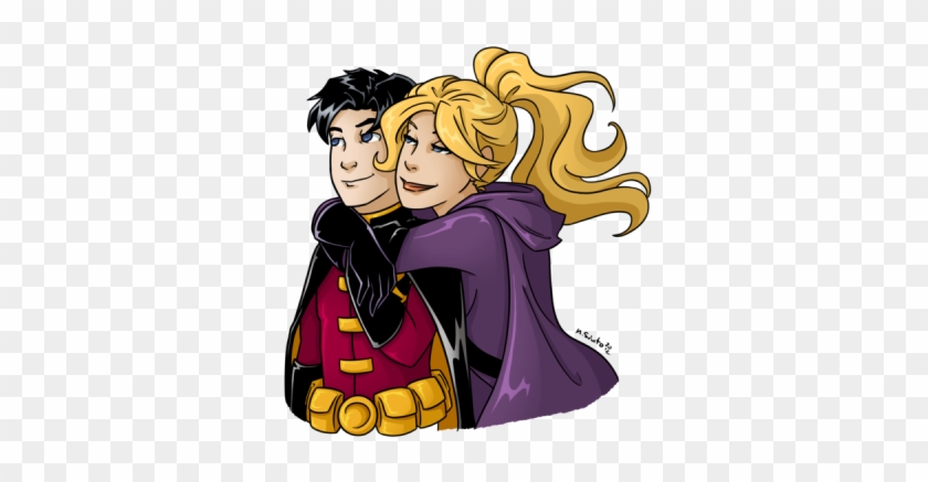 Jason Todd Stephanie Brown Red Hood Batgirl Het Gen - Stephanie Brown Tim Drake Fan Art #596184