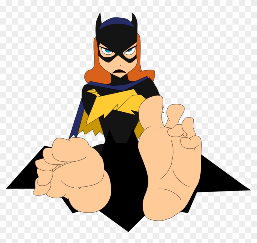 Batgirl In Stocks By T95master - Batgirl Feet #596234