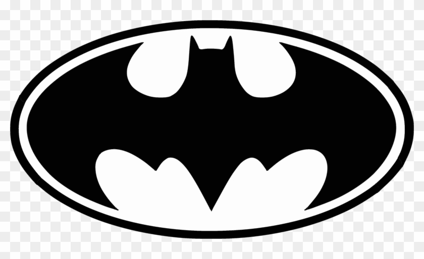 Batman Vector - Batman Logo Black And White #596236