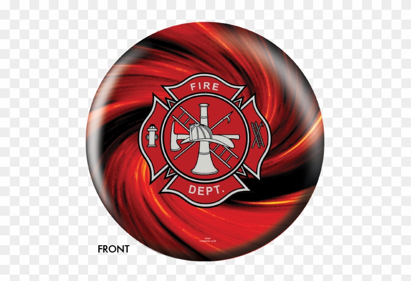 Fire Dept Red Bowling Ball #596372