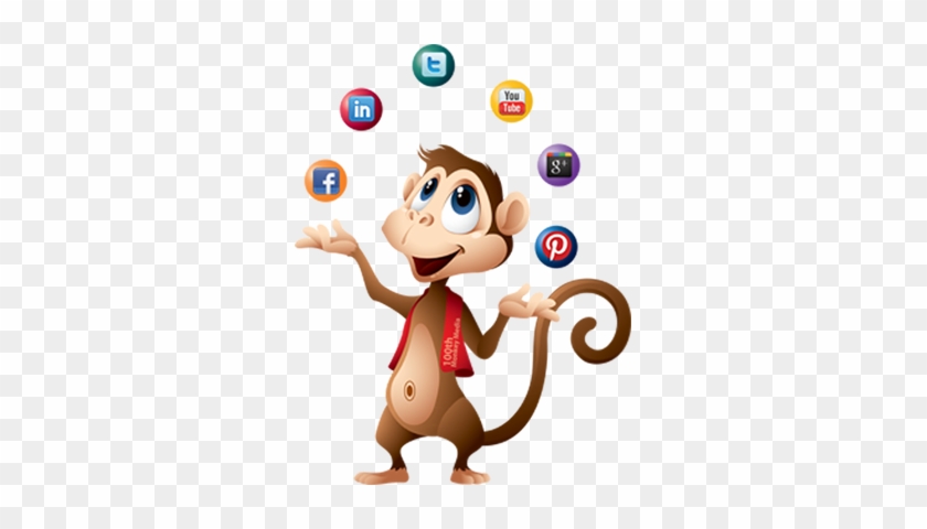 100th Monkey Media - Social Media Animated Png #596393
