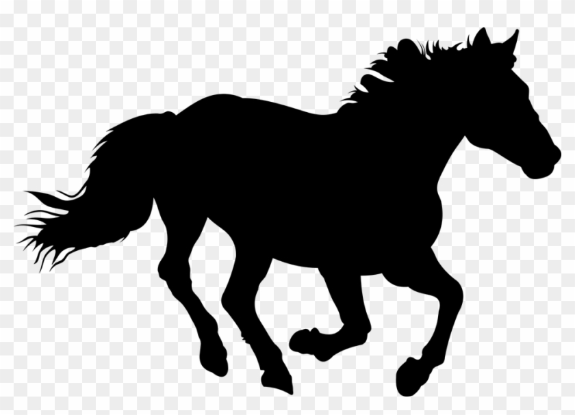 Horsehead Dark Horse Horses Silhouettes Png Image And - Horse #596413
