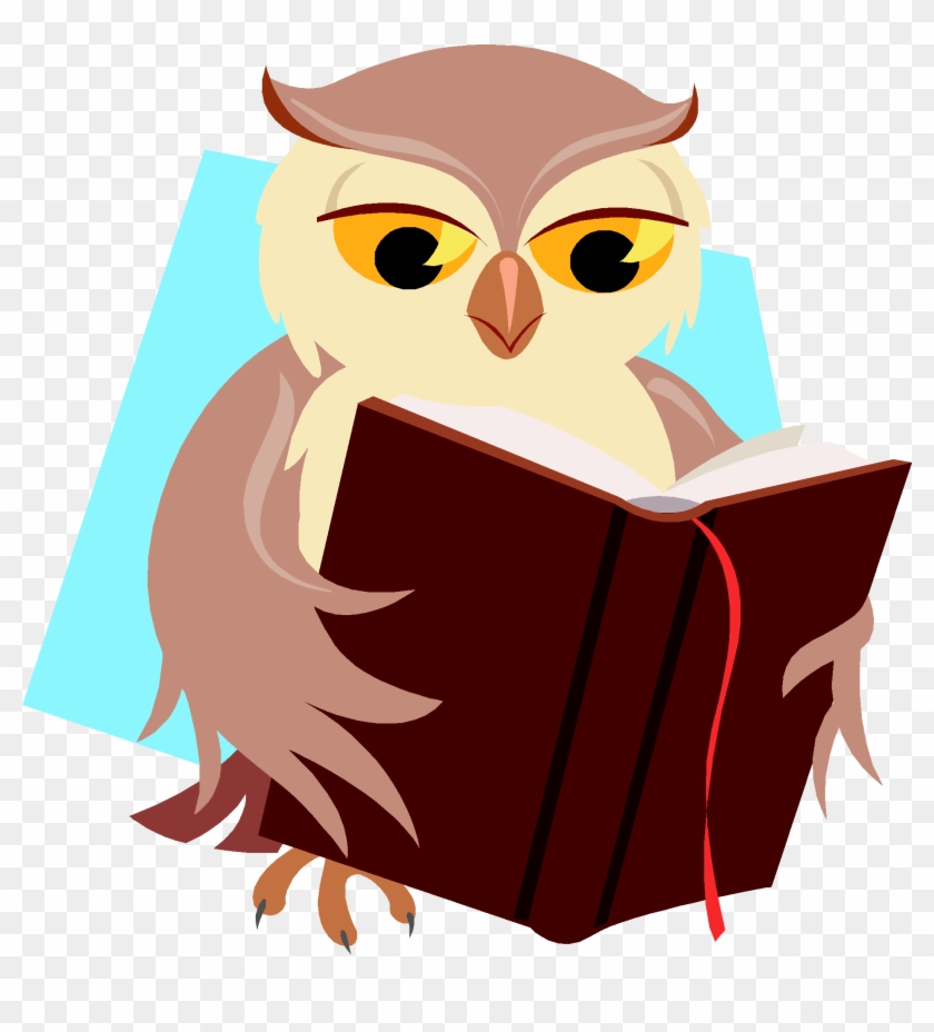Unless You're Already Famous For Something Else - Owl Reading A Book Clipart #596440