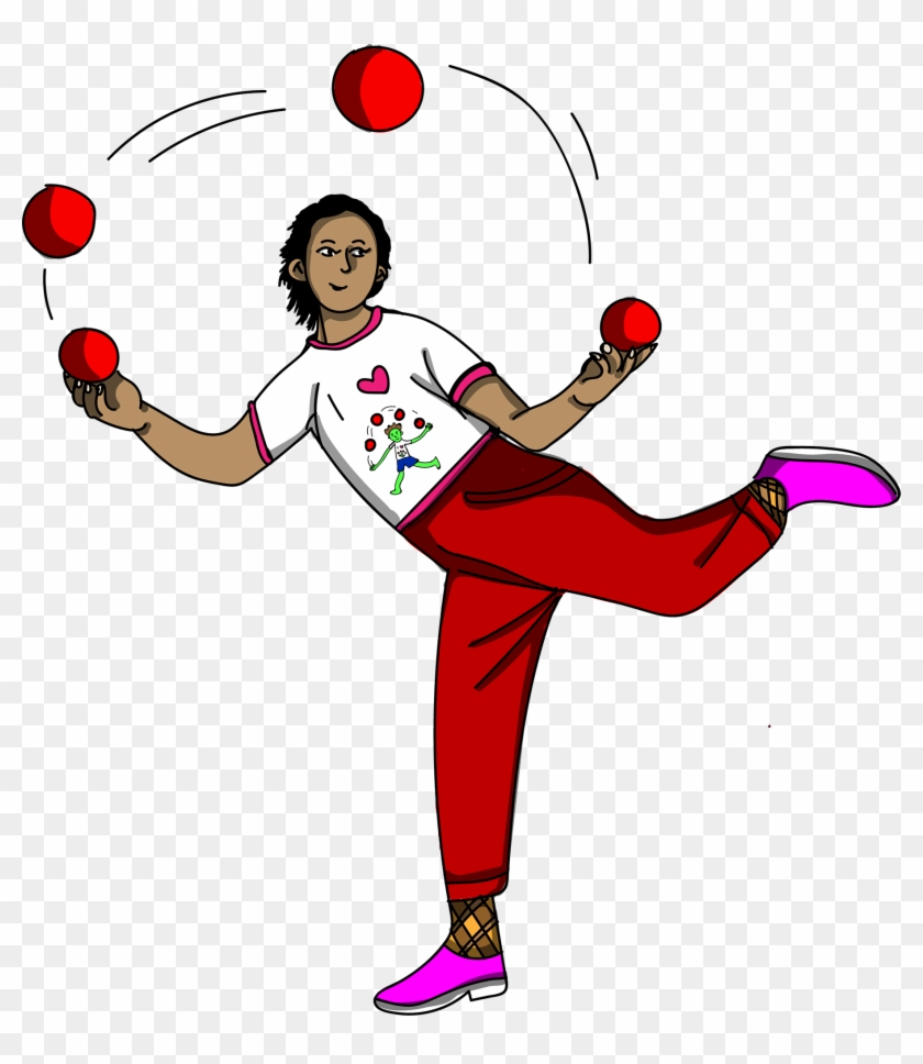 Juggling Png Transparent Images - Cartoon Images Of Jugglers #596443