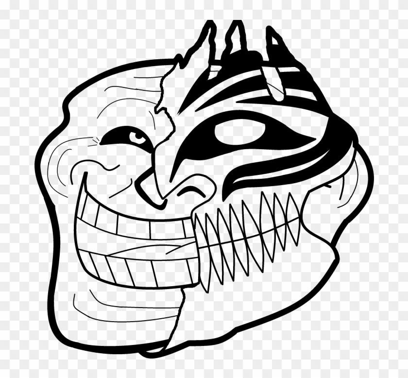 Transparent Troll Face - Trollface Transparent Background Png #596476