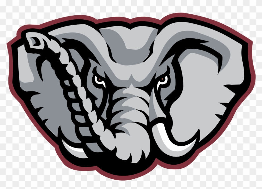 Alabama Crimson Tide Logo Png Transparent - Alabama Crimson Tide Elephant Logo #596557