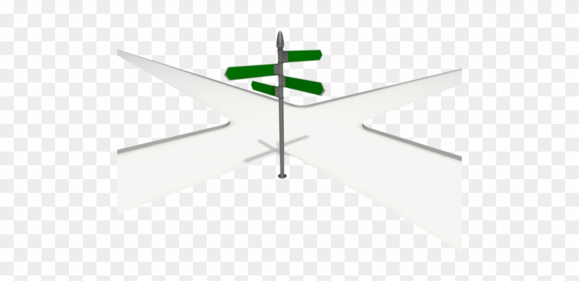 Street Sign Intersection - Intersecting Clipart #596581