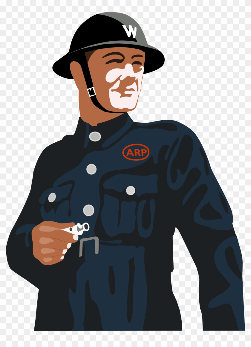 This Free Icons Png Design Of Ww2 Air Raid Warden - Ww2 Air Raid Warden #596742