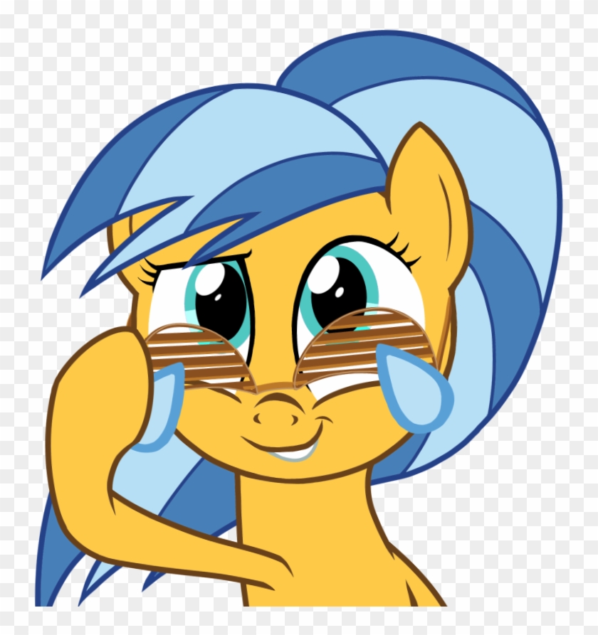 Hoofwaffe, Crying, Emoji, Glasses, Oc, Oc Only, Pony, - Filename #596811