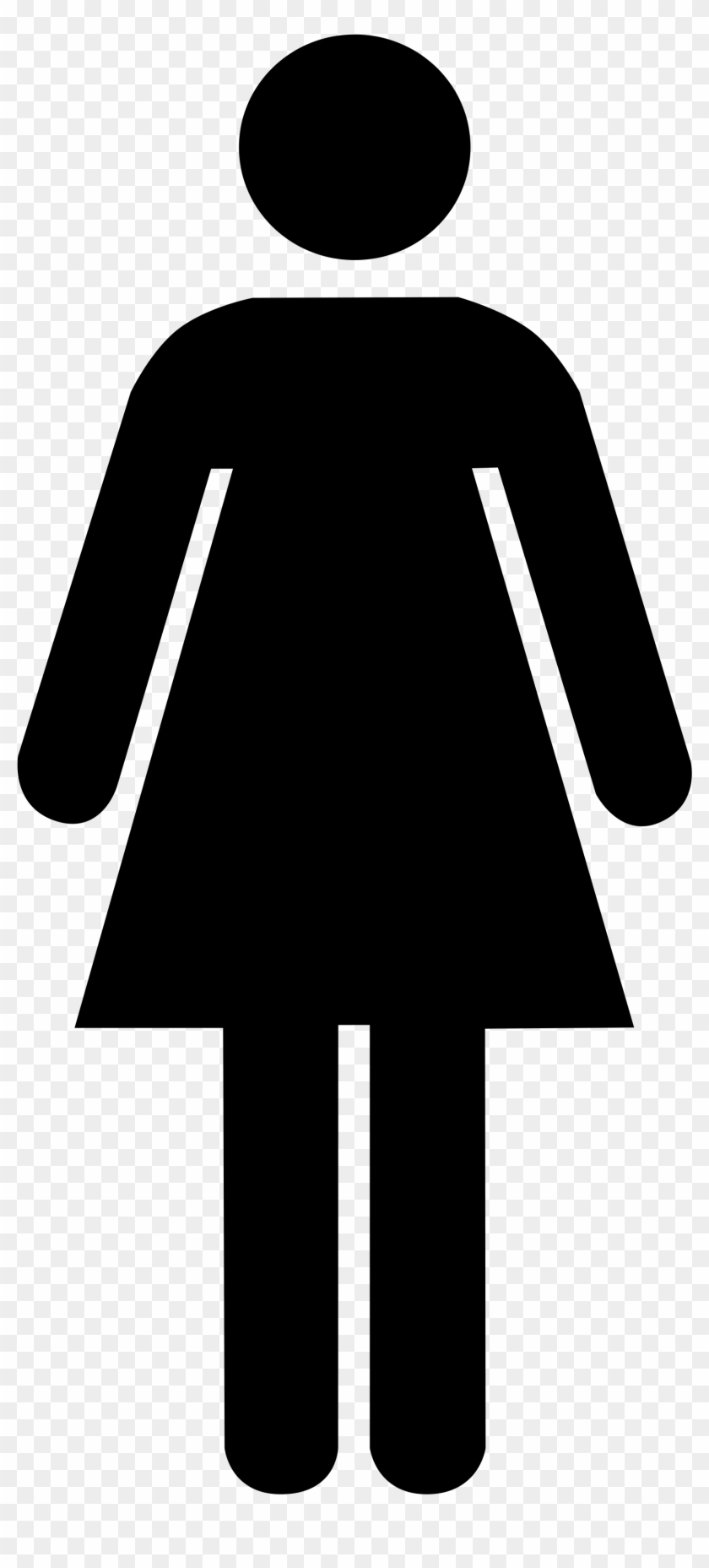 File - Toilet Women - Svg - Wikimedia Commons - Woman Toilet Sign #596851