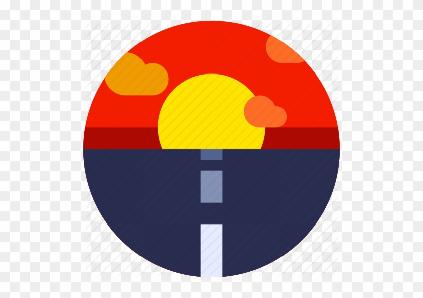 Highway Clipart Circle Road - Sky #596951