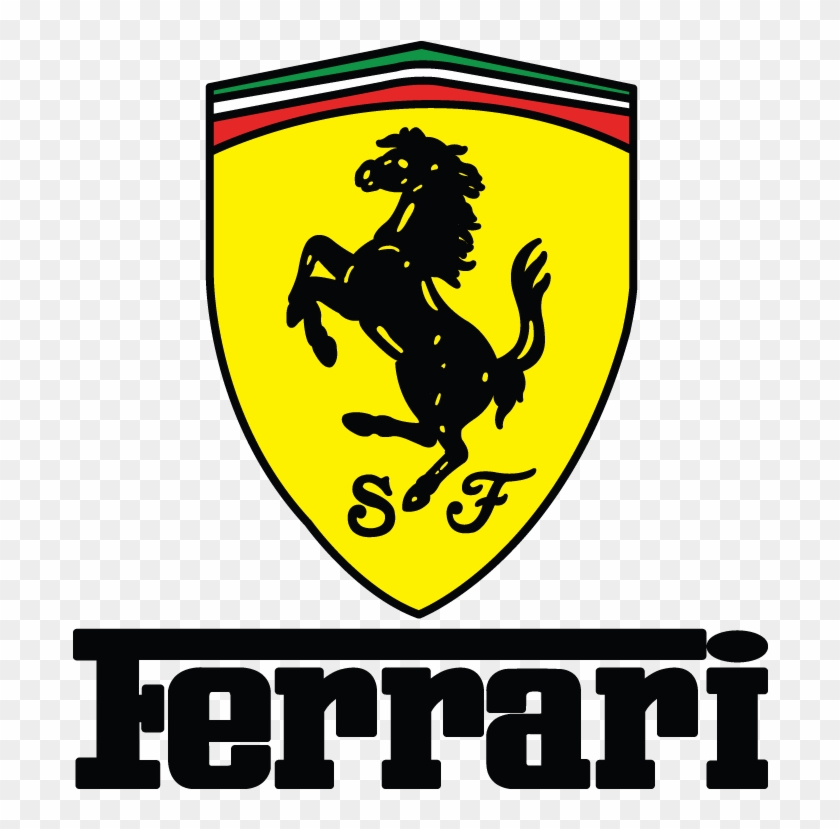 Com/manual/drawing Ferrari Logo/ Ferrari Logo Drawing - Ferrari Logo Png #597085