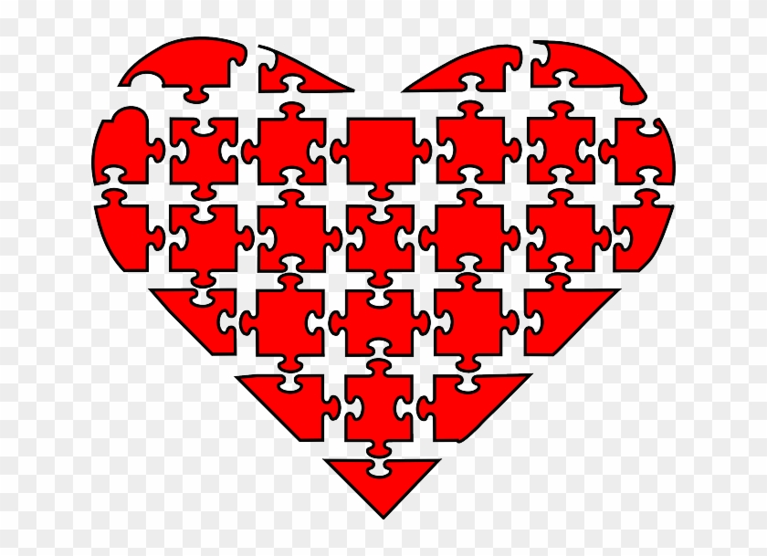 Valentine Heart, Puzzle, Red, Love, Valentine - Rompecabezas De Corazon #597177