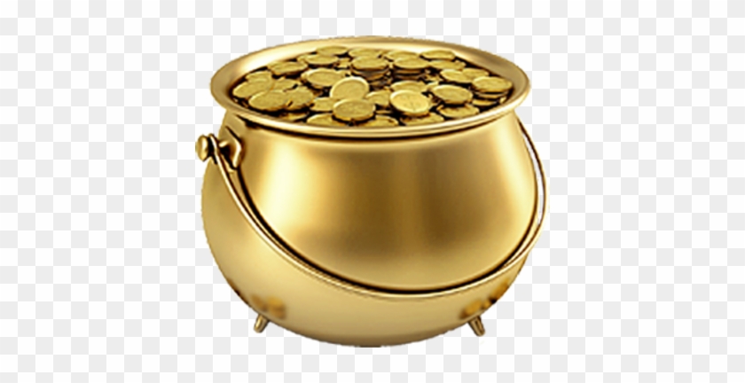 Suddenly Pictures Of Pot Gold Pot Of Gold Metallic - Real Pot Of Gold Png #597402