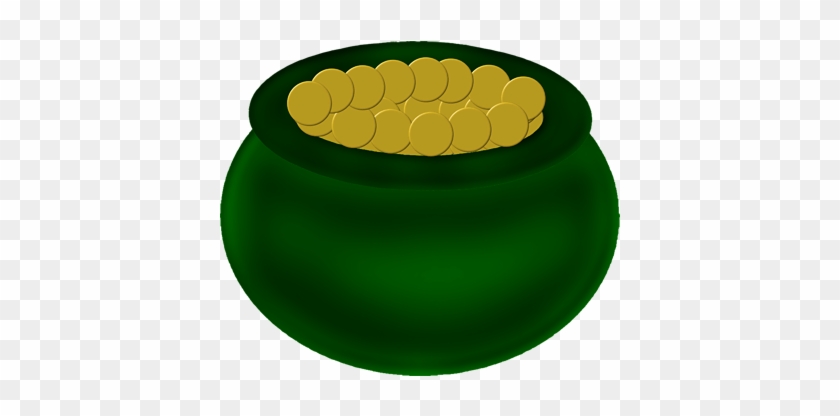 Green Pot Of Gold Picture Clipart - Gold #597414