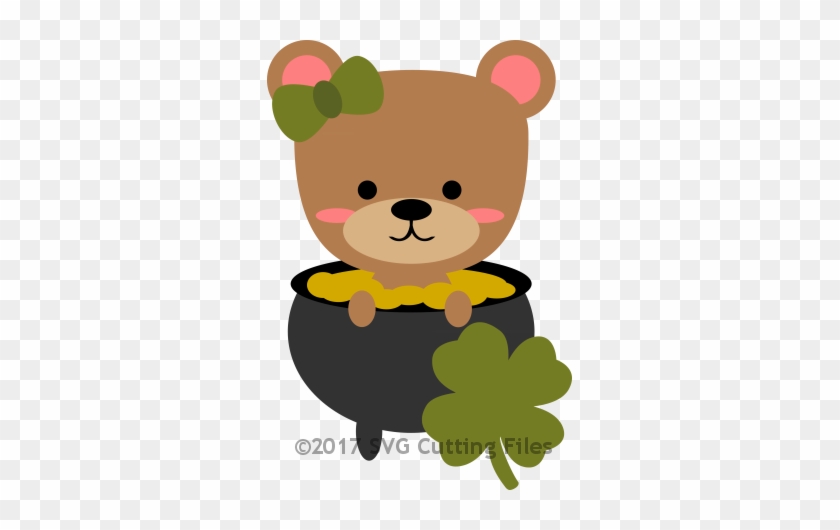 Chibi Bear In Pot Of Gold - Gold #597447