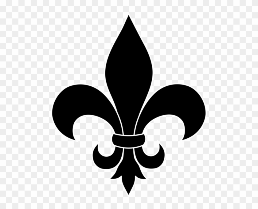 Black Fleur De Lis #597531