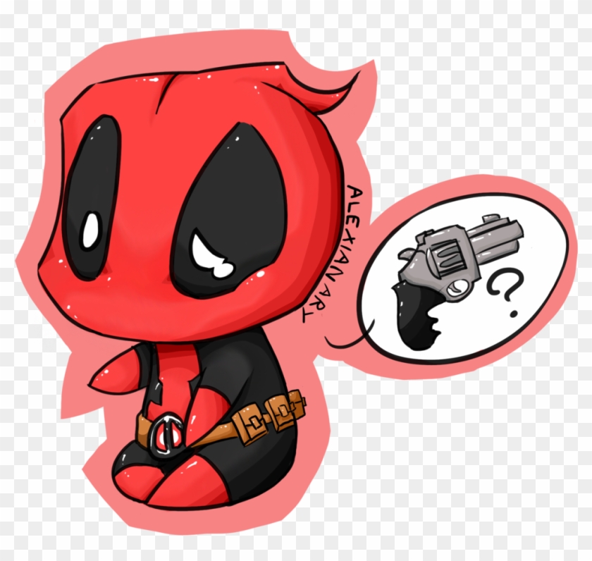 Deadpool Drawing Youtube Chibi - Deadpool Cute Drawing #597533