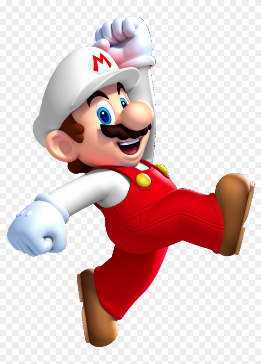 Mario Shots Fireballs Into A Firepipe - 3d Mario Walking Gif #597760