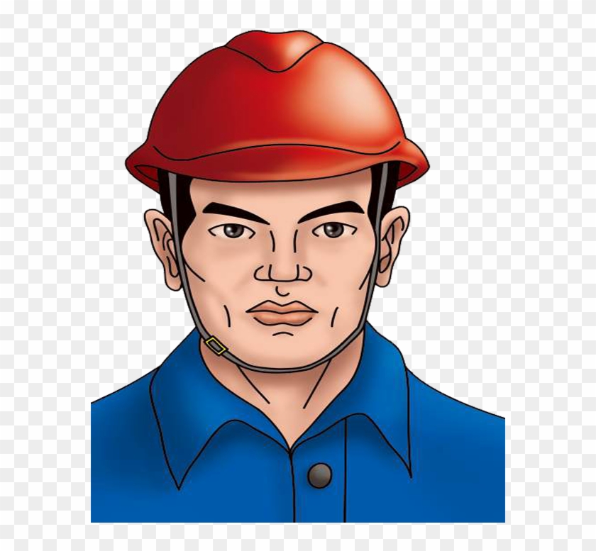 Hard Hat Laborer Cartoon - Hard Hat Laborer Cartoon #597806
