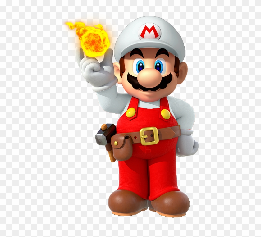Fire Mario With Fireball By Banjo2015 - Super Mario Maker Party #597818