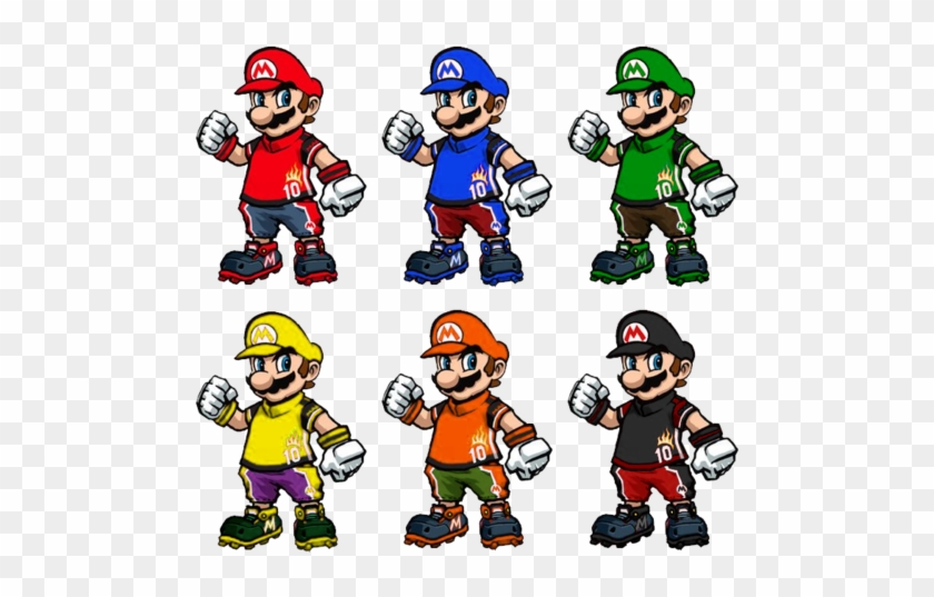 When Selected As The Costume Mario's Fireball Attack - Mario Recolors #597897