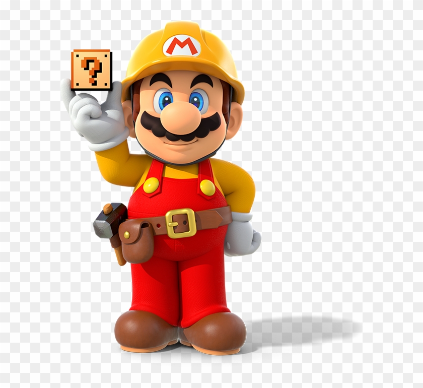 Super Mario Maker Mario Builder Artwork By - Super Mario Maker Mario Png #597983