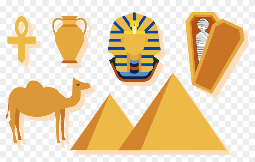 Egyptian Pyramids Ancient Egypt Clip Art - Egypt Vector #598030