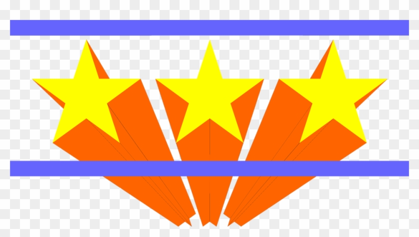 Illustration Of Three Yellow Stars - Excellent Job #598166