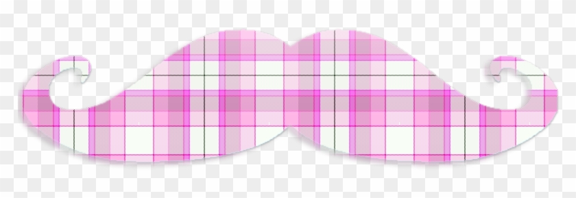 Checkerd Pink Mustache Png By Cutebear08 - Pattern #598335