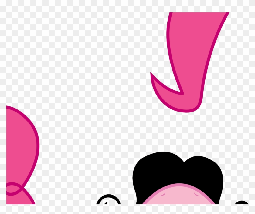 Pinkie Pie Wearing A Mustache Pov Vector By Charleston - Pinkie Pie I Ll Wear This Mustache Eyes #598346