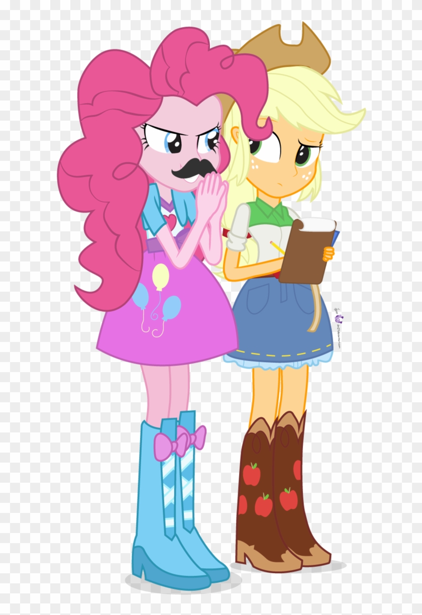 And I'll Put On This Moustache By - Applejack And Pinkie Pie Eg #598348