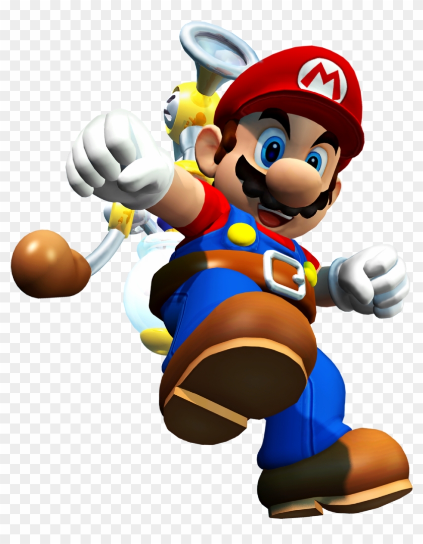 Super Mario Sunshine Render By Nickanater1-d7fvp6v - Super Mario Sunshine Mario #598433