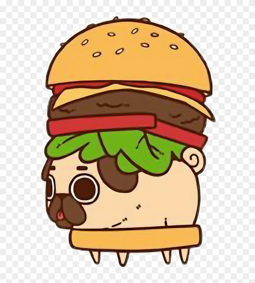 Report Abuse - Pug In A Hamburger #598427