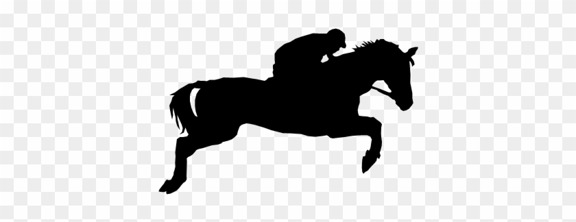 Clipart Silhouette-horseriding - Equestrianism #598435