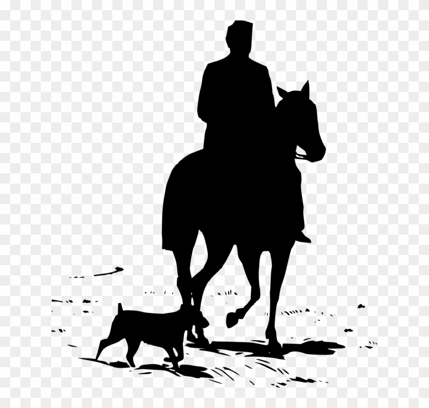 Horse With Rider Silhouette #598463