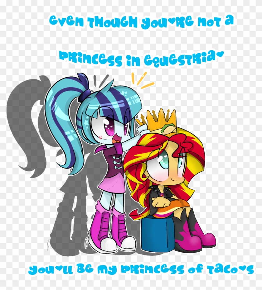 Thegreatcat14 48 11 You're My Taco Queen ~ By Jankrys00 - Mlp Sonata Dusk Taco Tuesday #598476