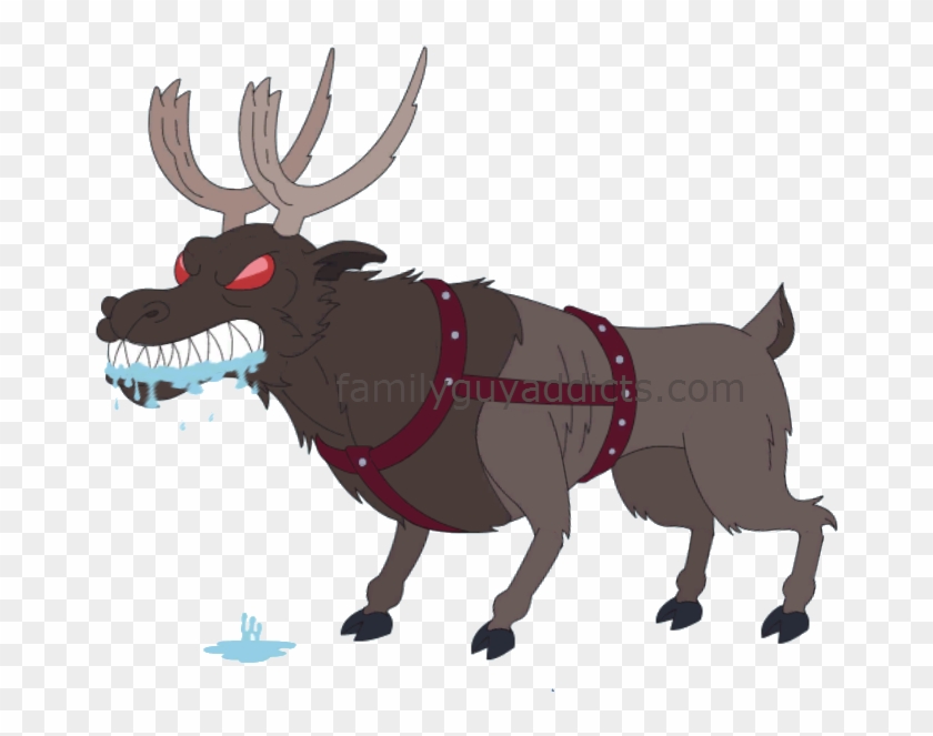 Reindeer Clipart Mean - Evil Reindeer #598505