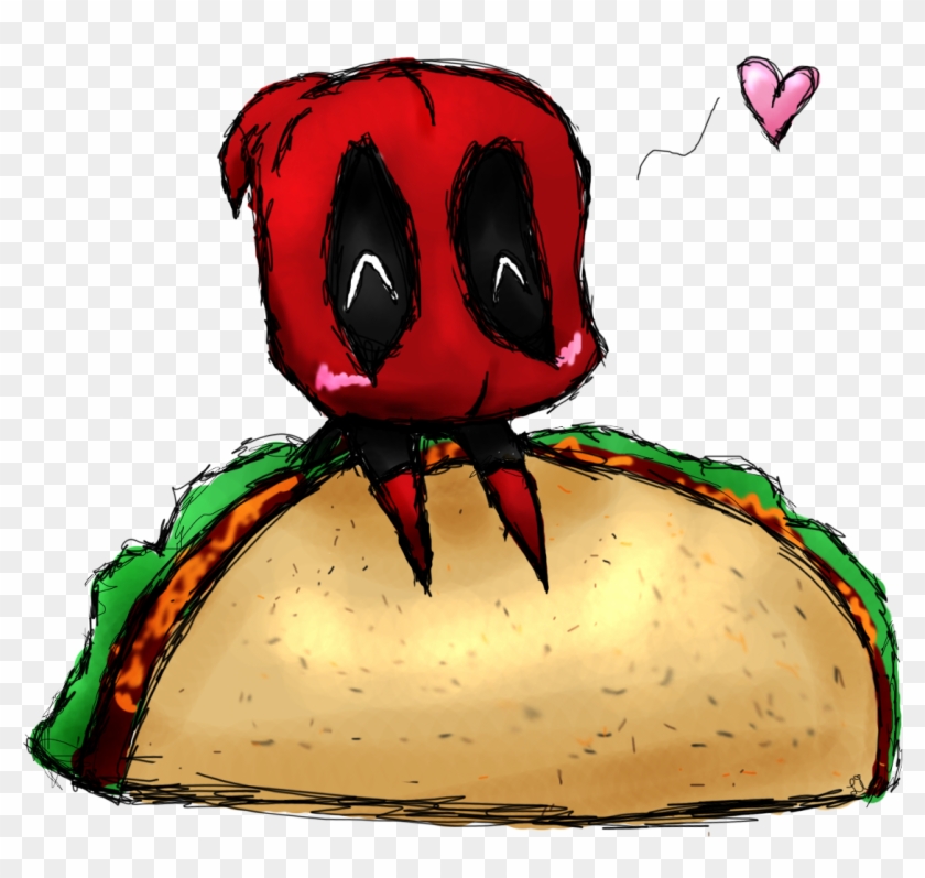 Deadpool Taco By Chainoflight Deadpool Taco By Chainoflight - Deadpool With A Taco #598519