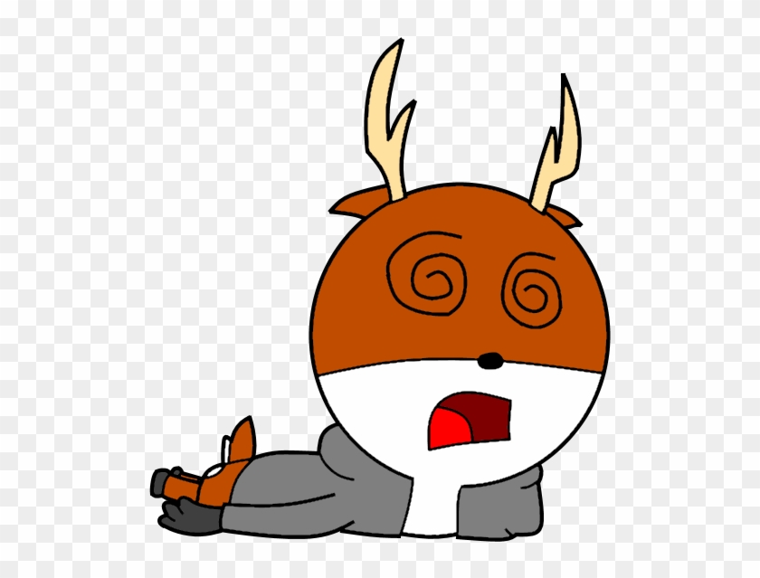 Logan The Deer Lying With Swirl Eyes - Swirl Eyes #598530