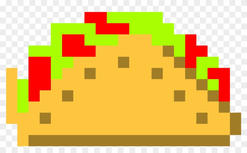 Taco - Pixel Art Taco Png #598590