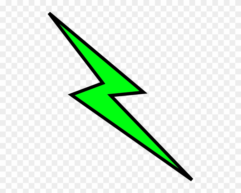 Green - Lightning - Bolt - Clipart - Neon Green Lightning Bolt #598597