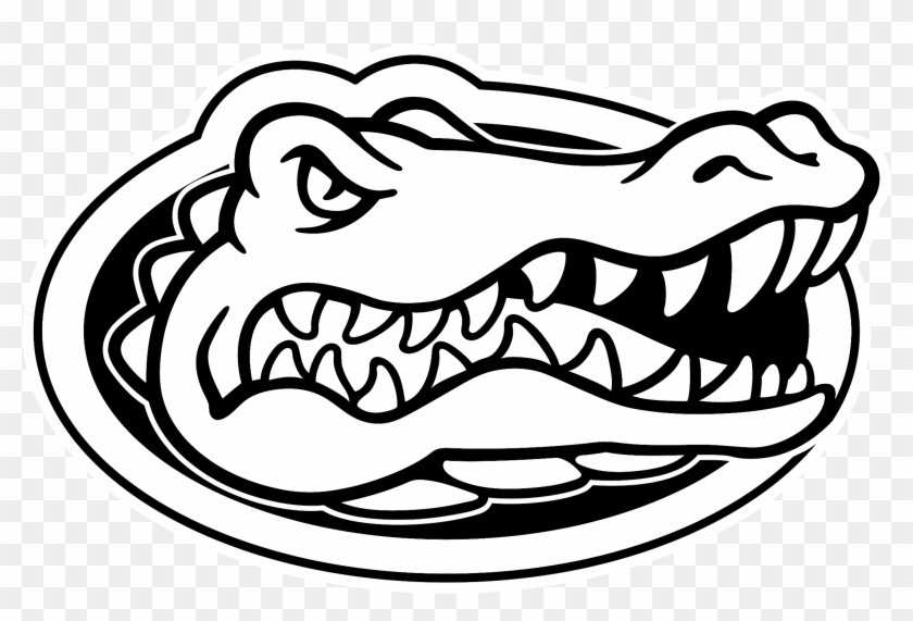 Florida Gators Logo Black And White  Florida Gators Coloring Pages