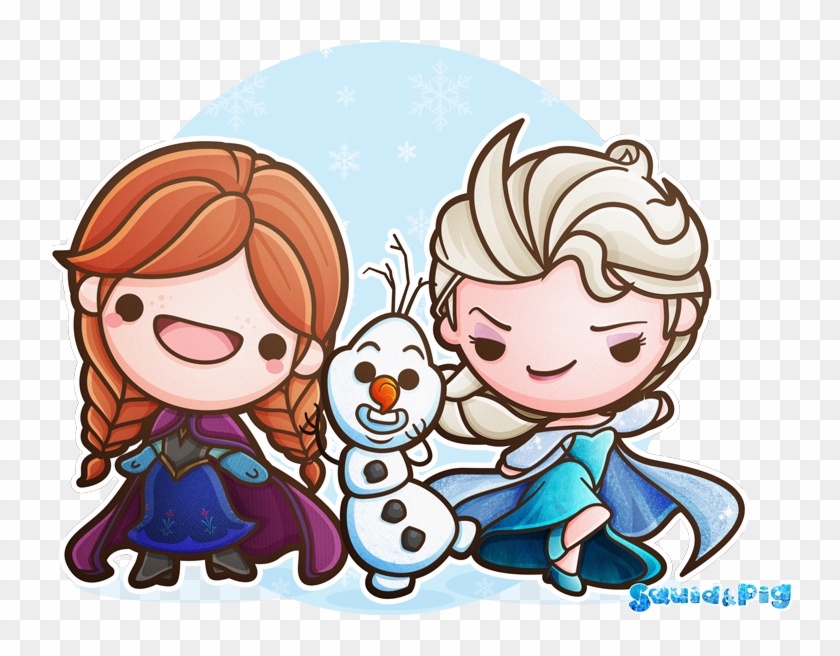 Kawaii Frozen By Squidpig - Frozen #598750