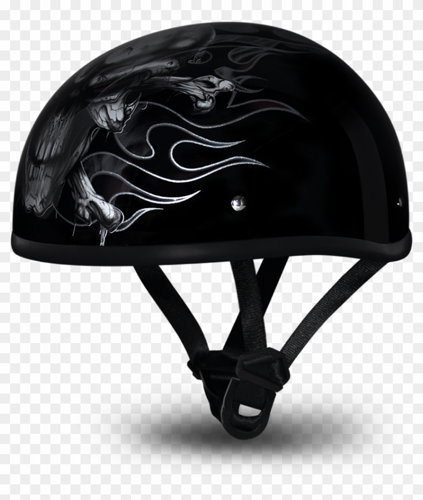 Daytona Helmets D.o.t Skull Cap Motorcycle Helmet #598856
