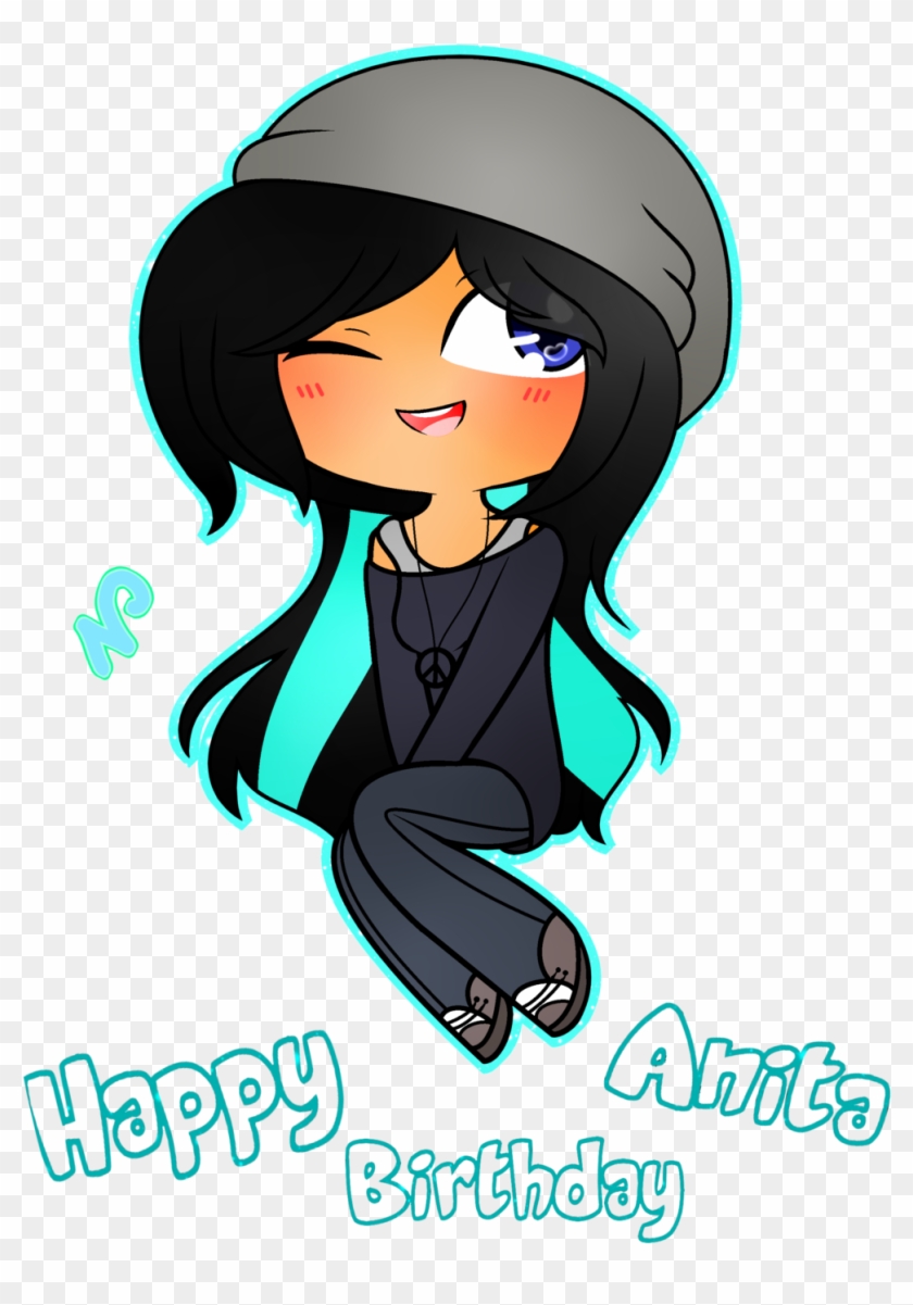 Gif~happy Birthday Anita By Nini The Inkling - Cartoon #598961