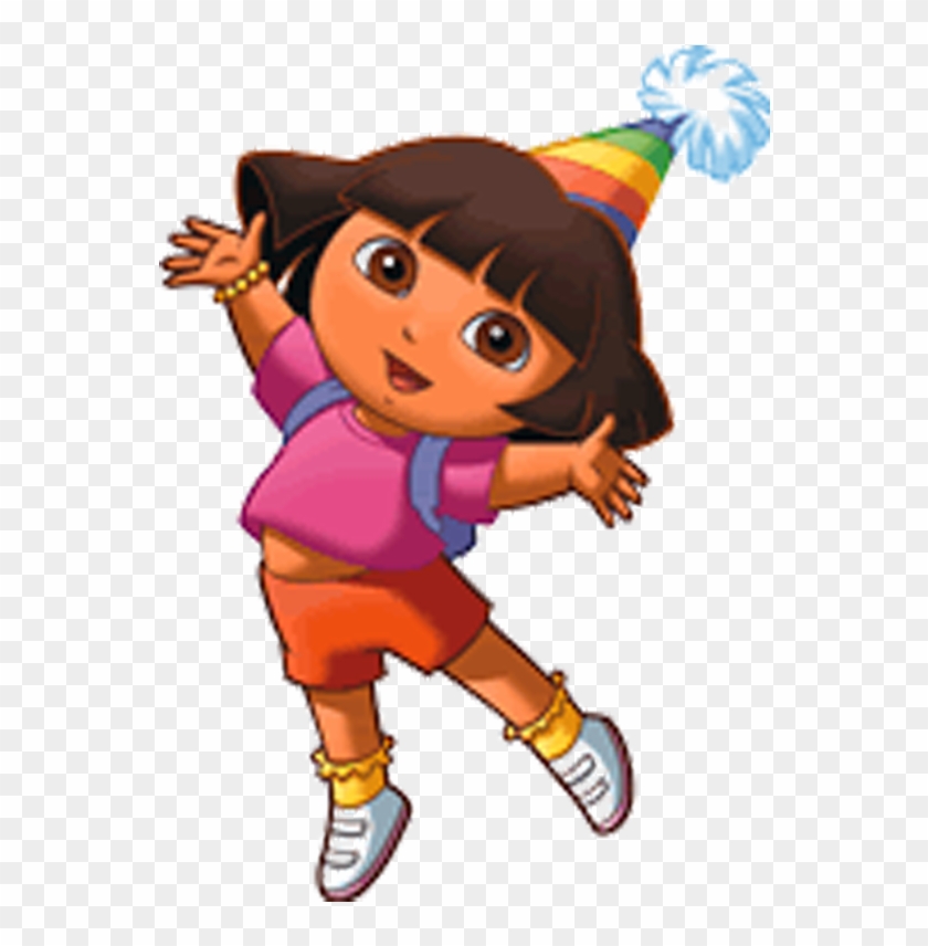 Birthday Clipart Dora - Dora The Explorer: Dora's Big Party Pack #598966