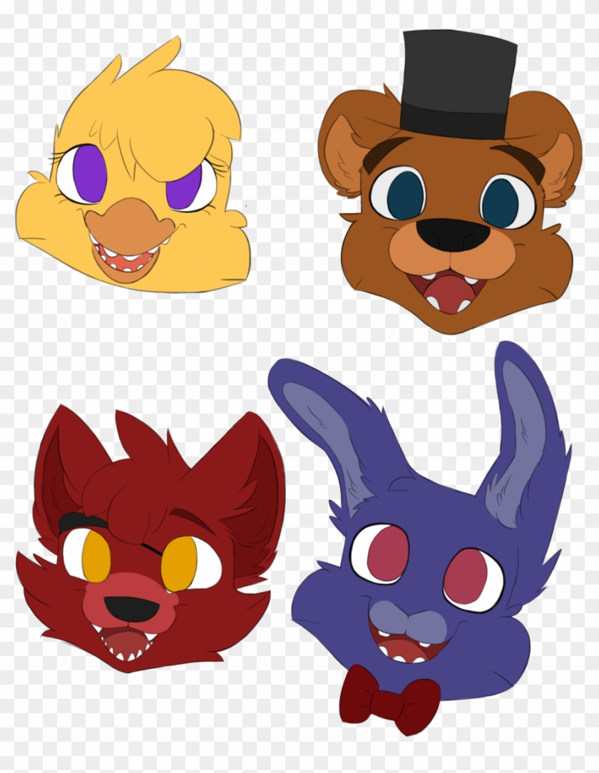 Fnaf Headshots By Deer-dog - Deer #599033