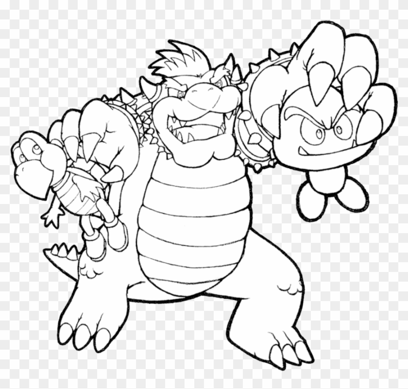Bowser And The Koopa Troop Invade By Realarpmbq On - Koopa Drawings #599098