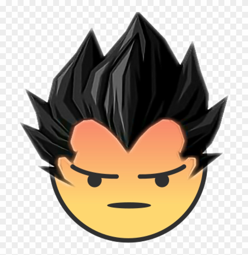 Vegeta Emoji Emojis Emojisticker Enojado Anime Dbz - Emojis Anime Png #599116